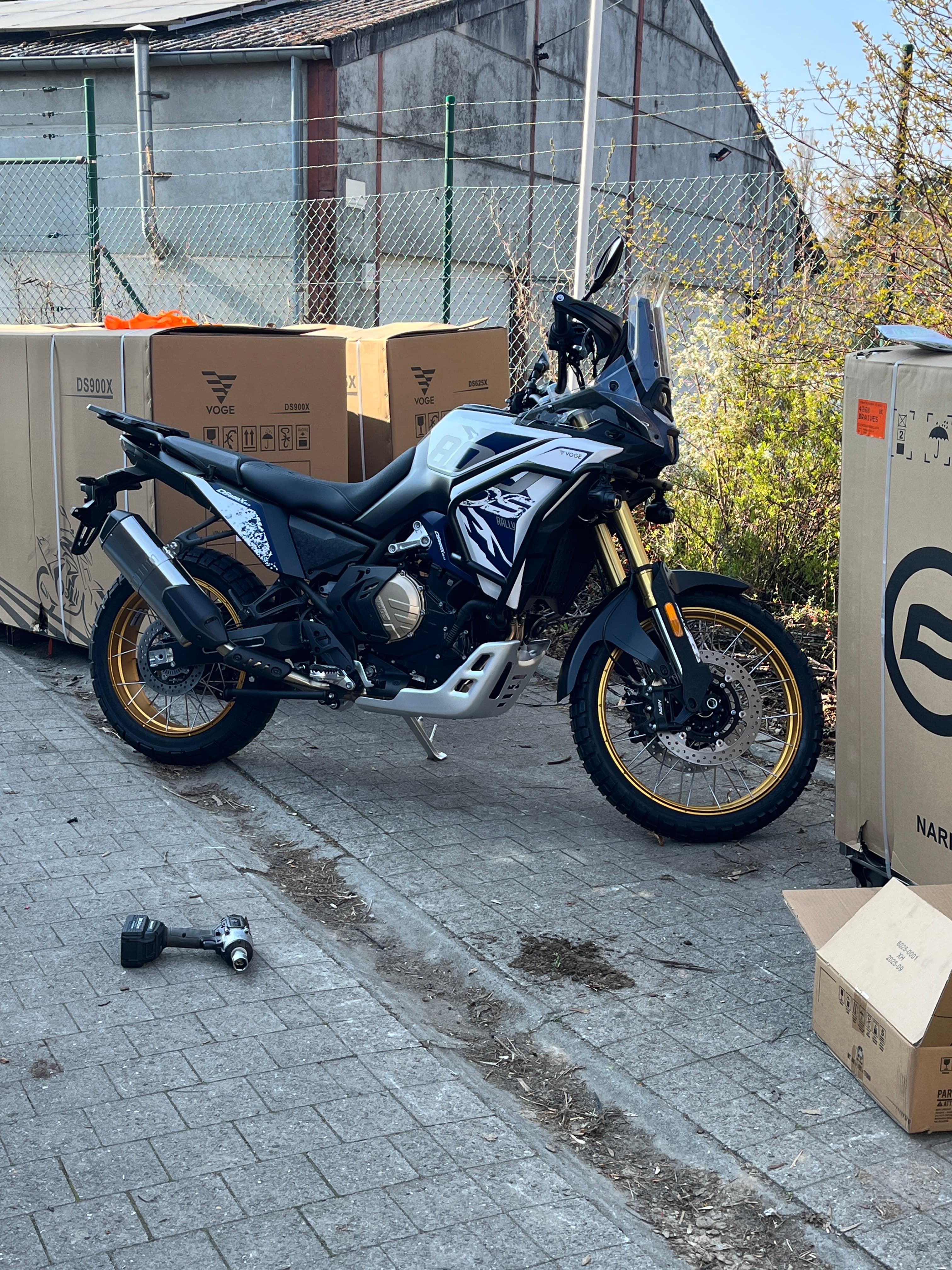 Réception de nouvelles motos