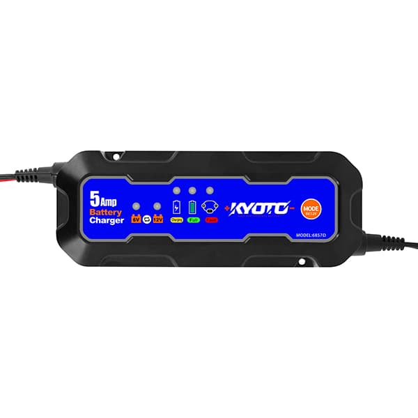 6V & 12V motorcycle and scooter battery charger