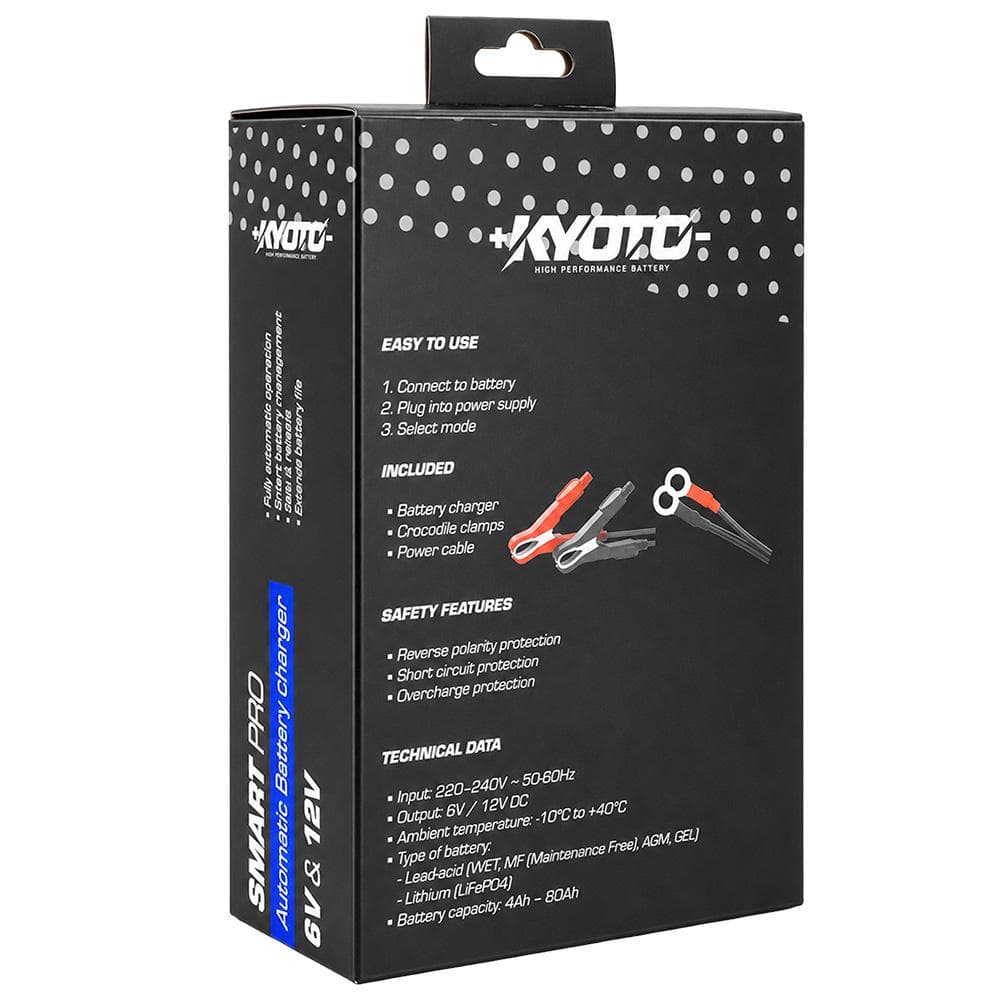 Chargeur Batterie Moto & Scoot intelligent automatique 6V / 12V vue 6