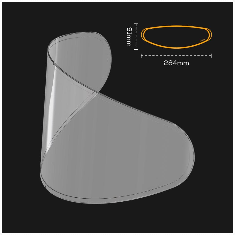 Lentille adhésive antibuée - MEDIUM - 284x91mm