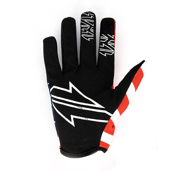 Gants Cross GAN095 2XL - Bleu Rouge Blanc - Homologué CE KP1  vue 3