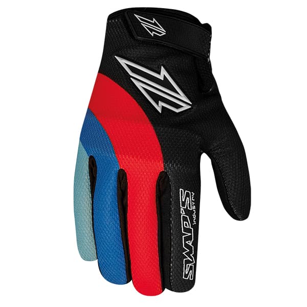 Cross gloves Black Red Blue CE 1KP – Digital