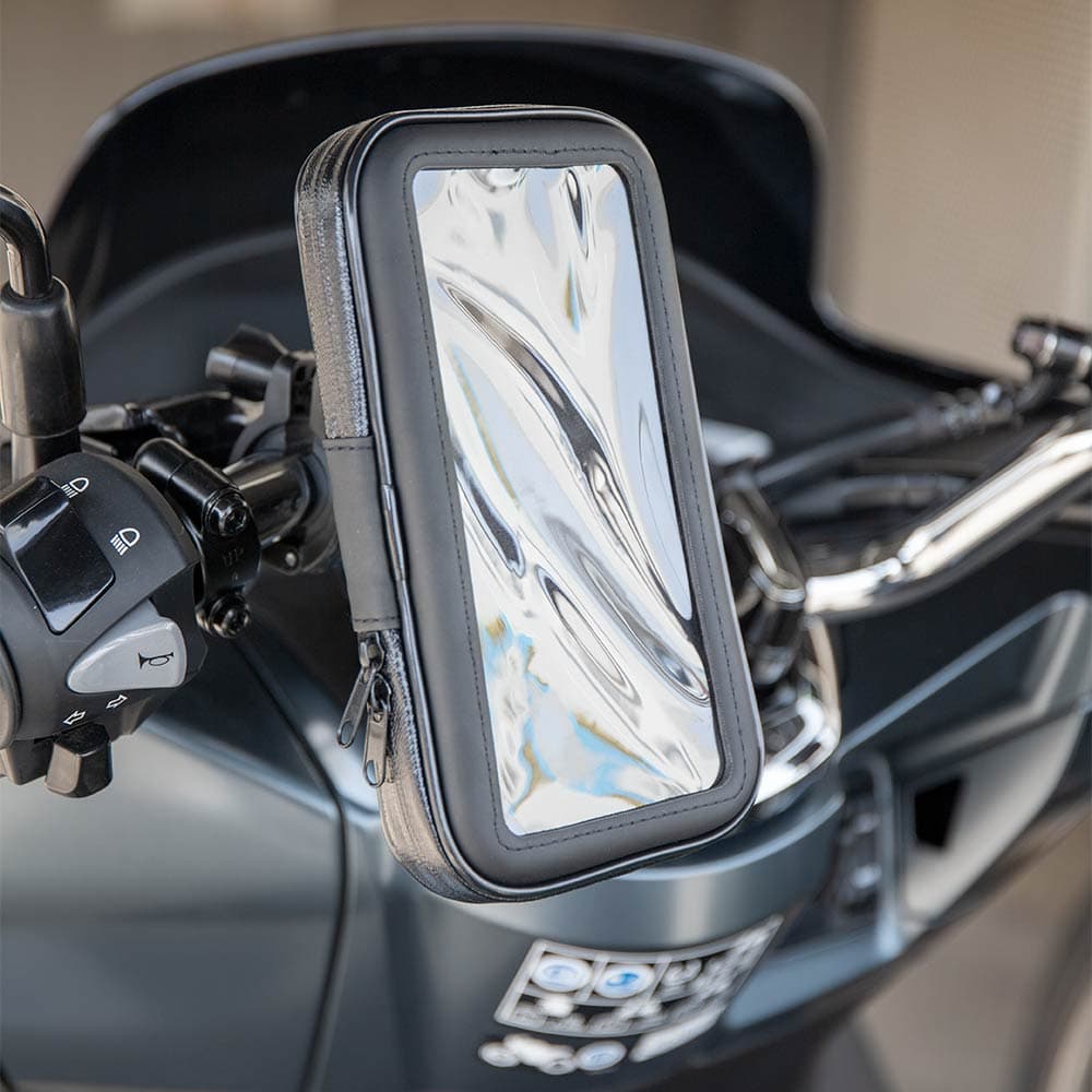 Support pour smartphone / GPS / PDA étanche - Fixation au guidon vue 3