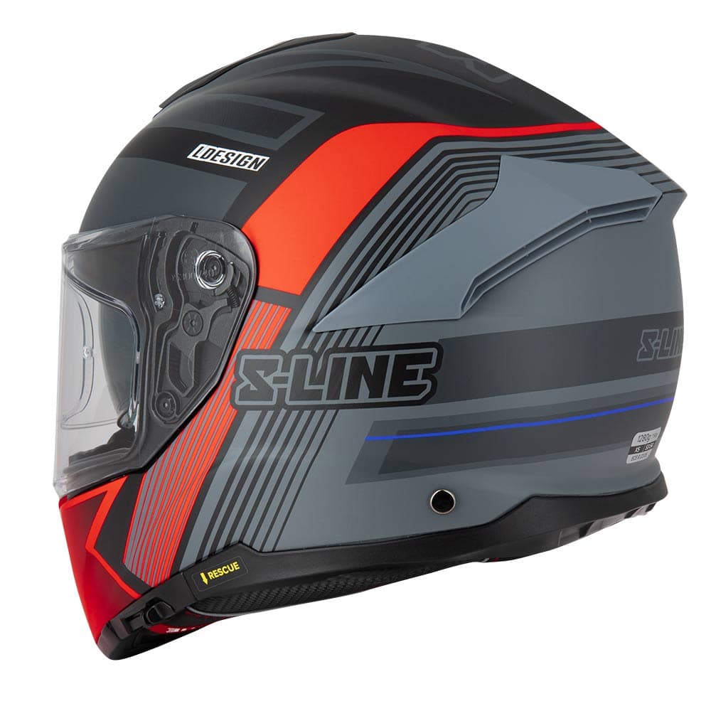S451 Full Face Helmet - Fiber vue 2