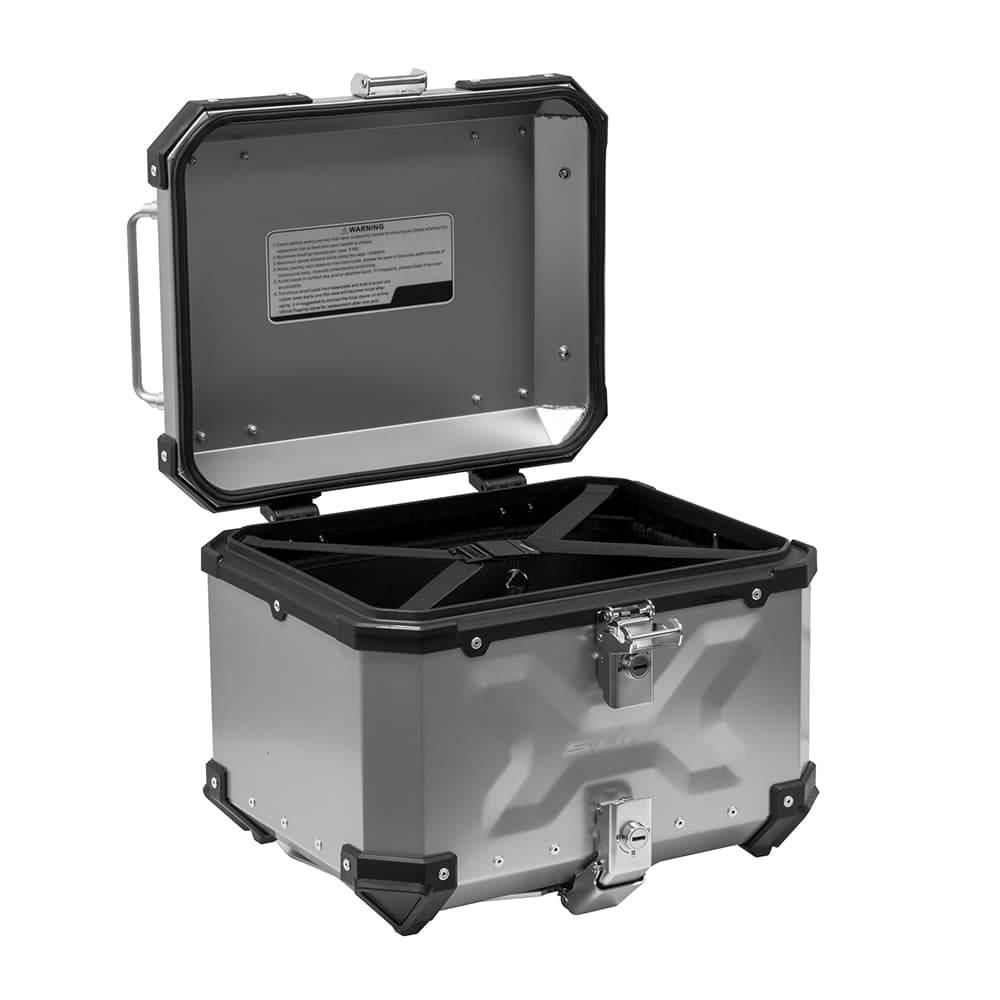 Top case aluminium - Silver - 37L vue 2