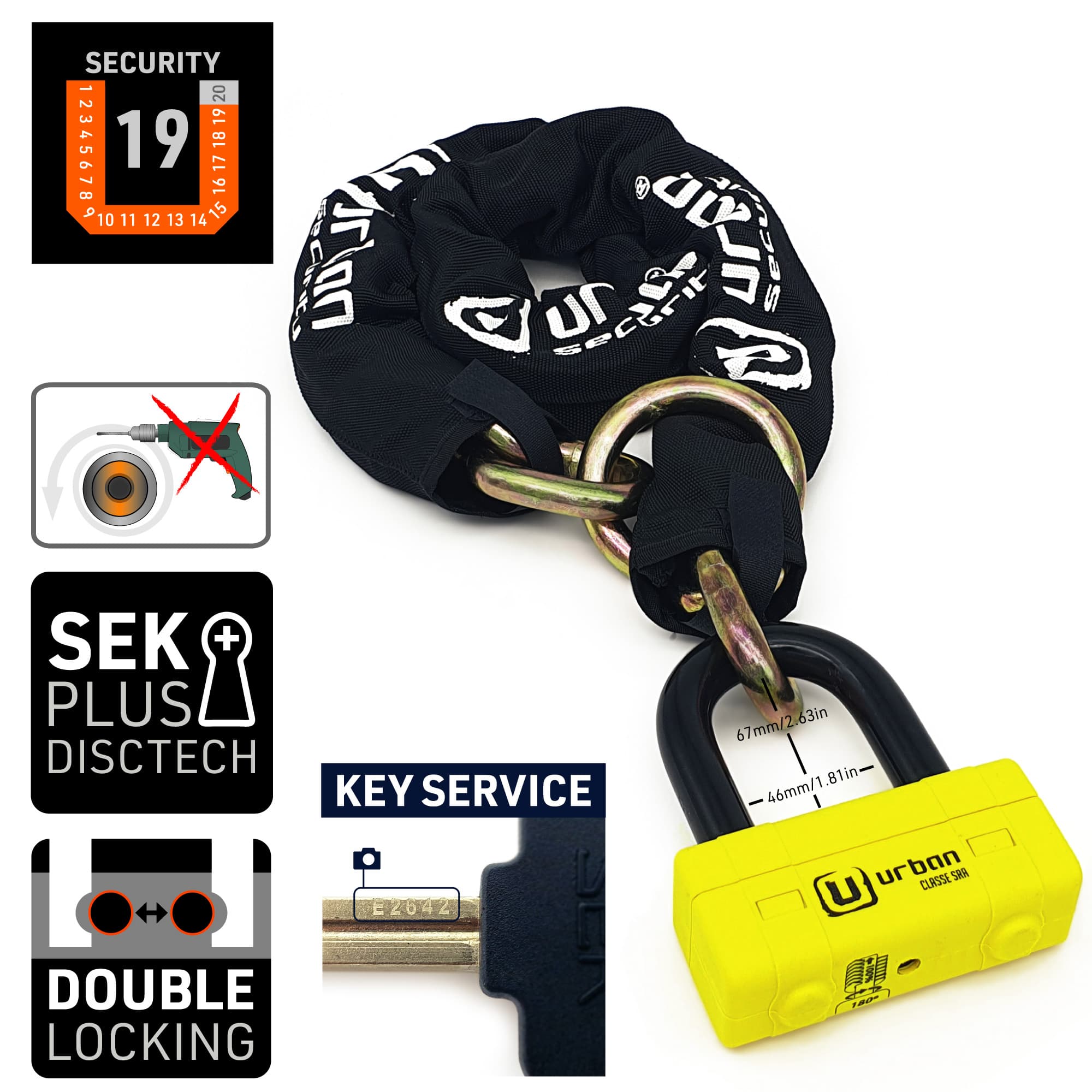 Mini U + Chaine SRA 120 cm vue 5