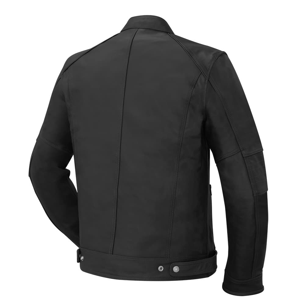 Blouson Cuir Homme VINTAGE - Noir - Taille C 5XL vue 2