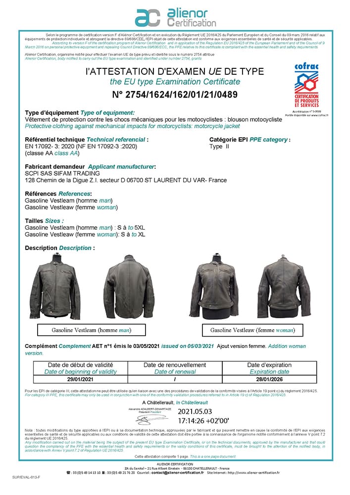 Blouson Cuir Homme VINTAGE - Noir - Taille C 5XL vue 3