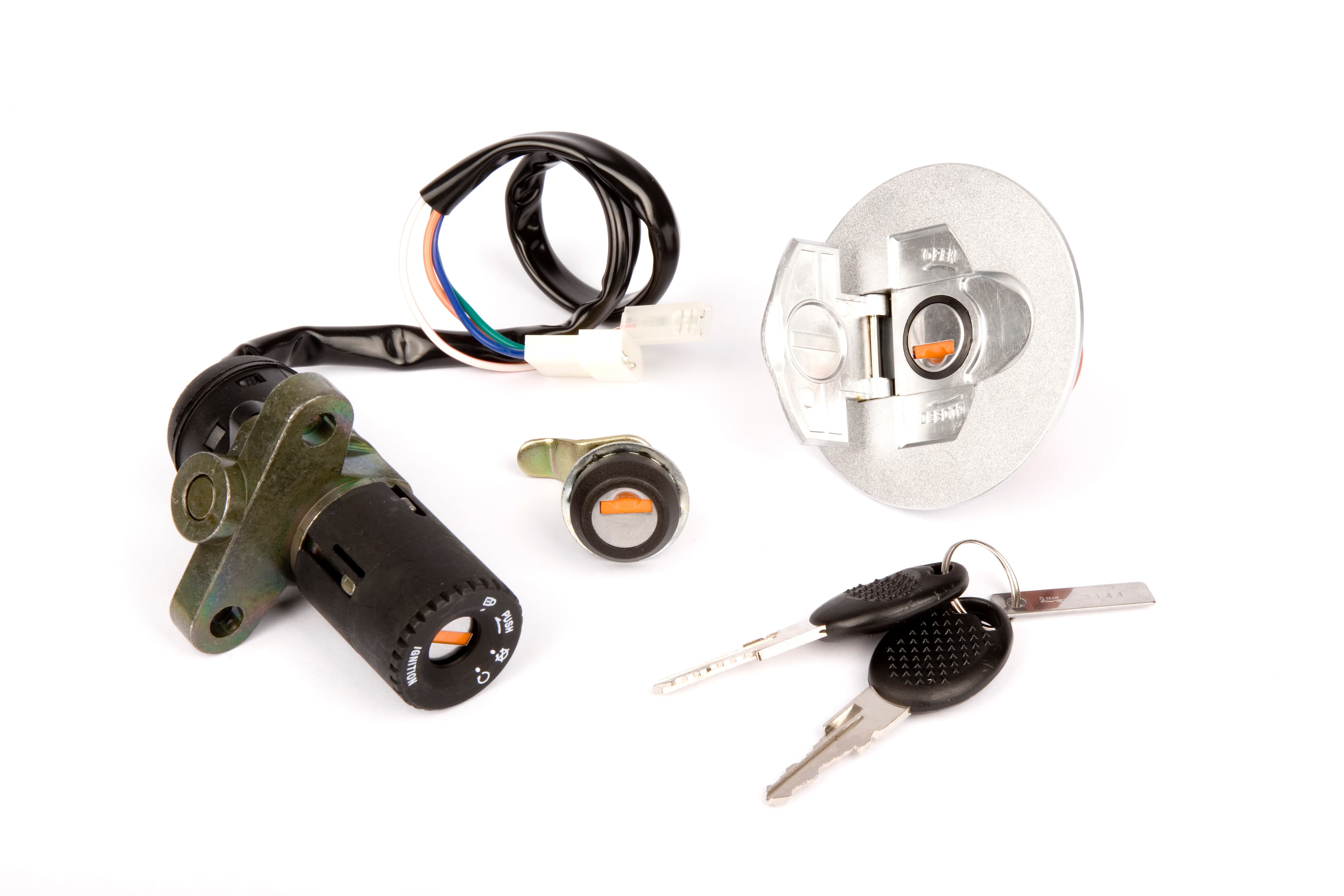 Kit complet contacteur à clef et trappe à essence Rieju Rs 2